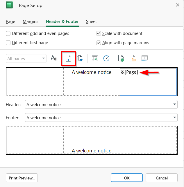 Customize Header And Footer In Sheets – OfficeSuite